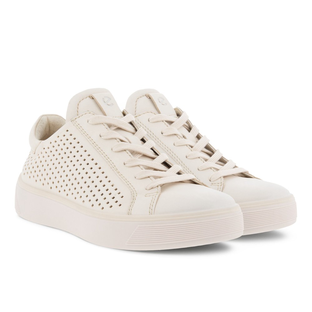 Tenis Mujer - ECCO Street Tray Laced - Beige - MPB726548